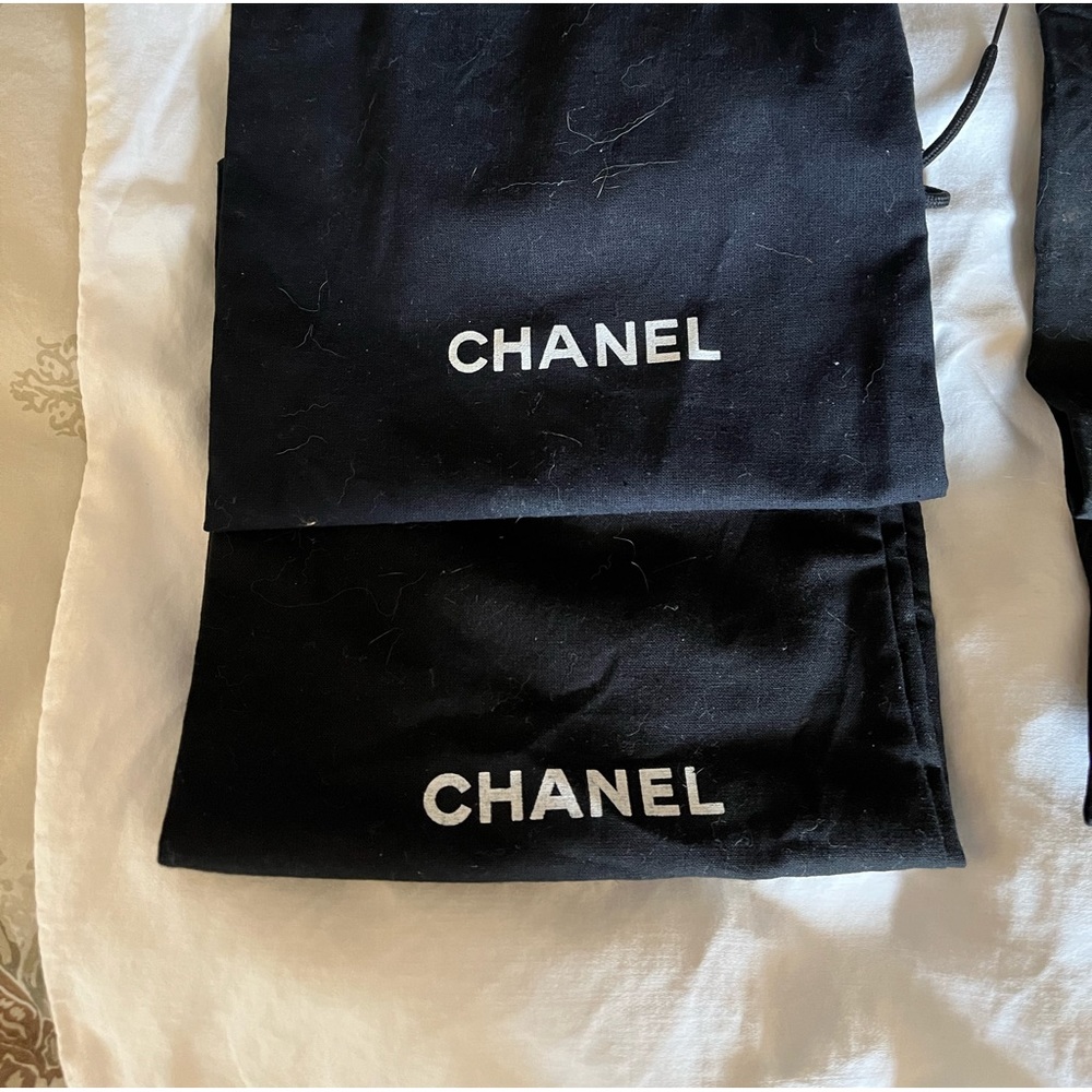 6 Authentic Chanel shoe dust covers